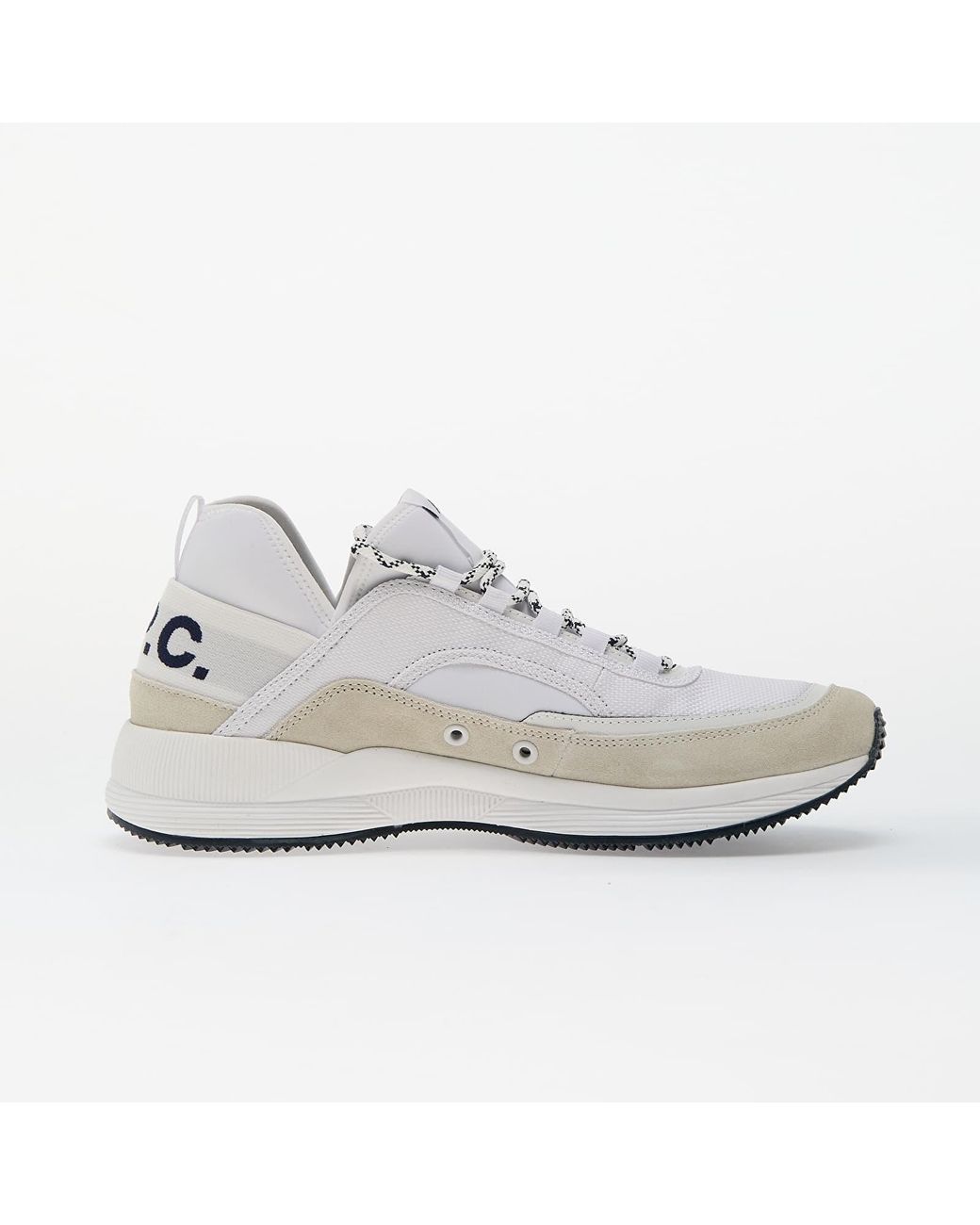 A.P.C. White Sneakers Run Around Sneakers for men