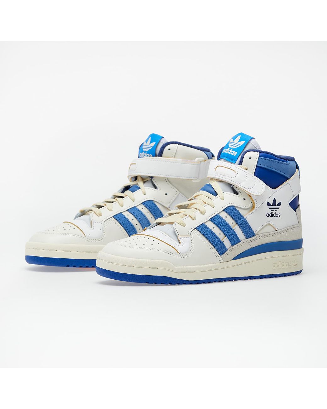 adidas forum 84 white blue mens