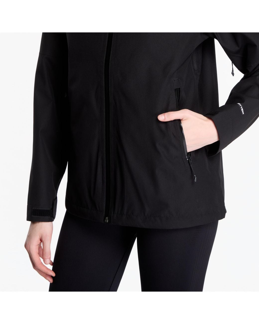 The North Face Jas Dryvent Zip-In Jacket in het Black