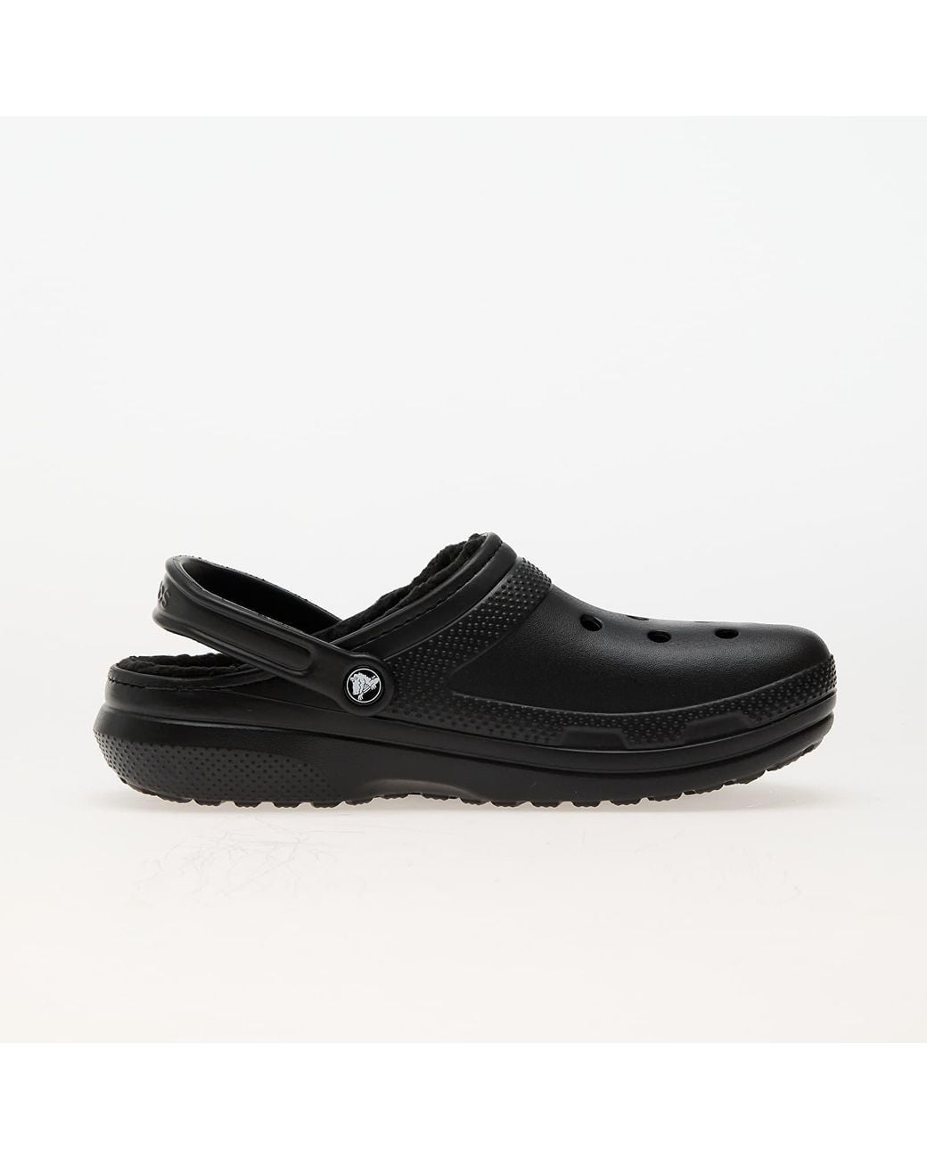 CROCSTM Black Lined Clog Slip-On Shoes for men