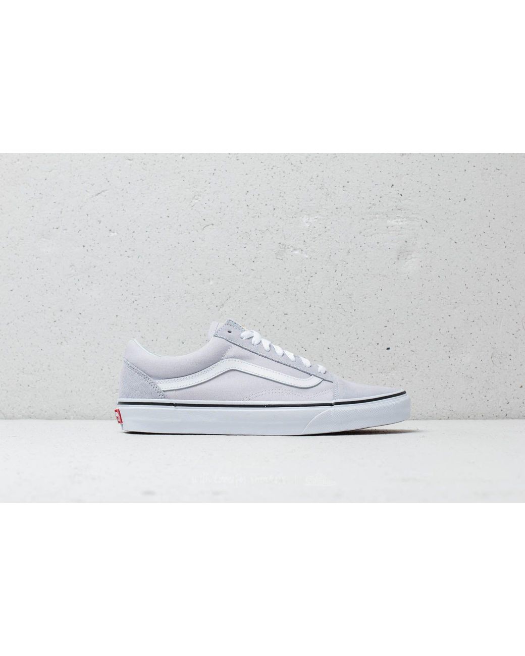 Vans Old Skool Gray Dawn/ True White for Men | Lyst