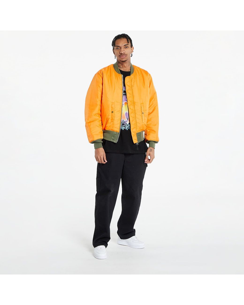 マリーン ALPHA INDUSTRIES Alpha Industries MA-1 Mixed Cotton Jacket Green | Culture Kings US