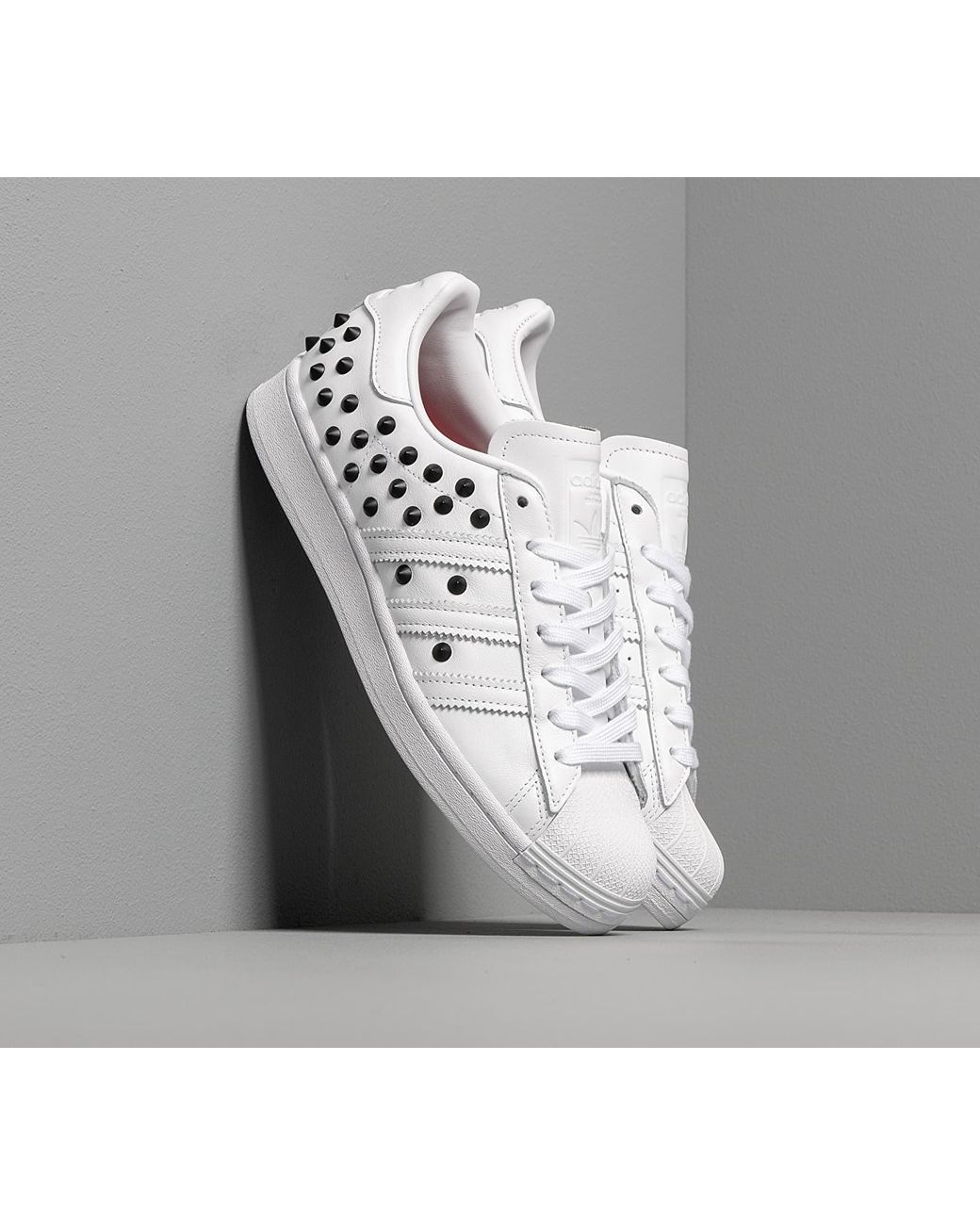 adidas superstar white scarlet