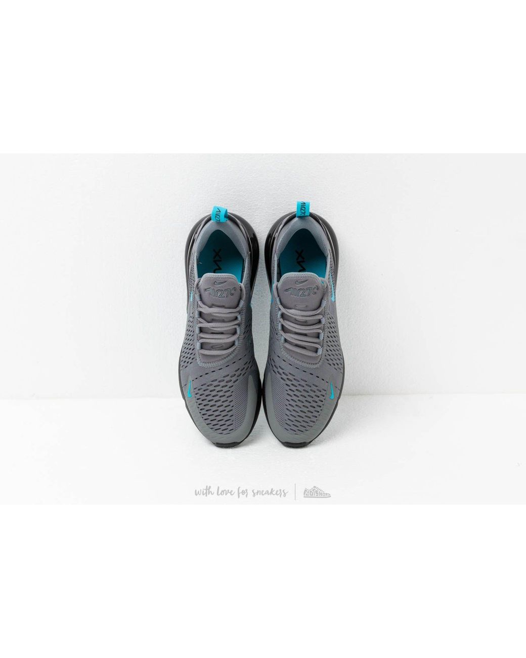 Nike Air Max 270 Cool Grey/ Blue Fury for Men | Lyst