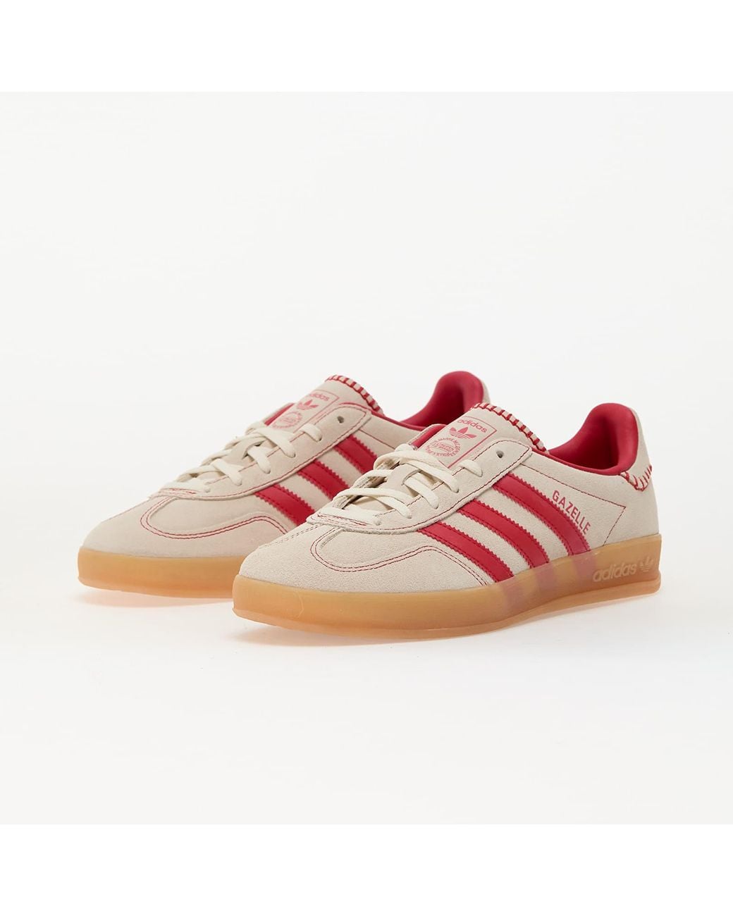 Adidas Originals Sneakers Adidas Gazelle Indoor Better Scarlet/ Better Scarlet Eur in het Pink