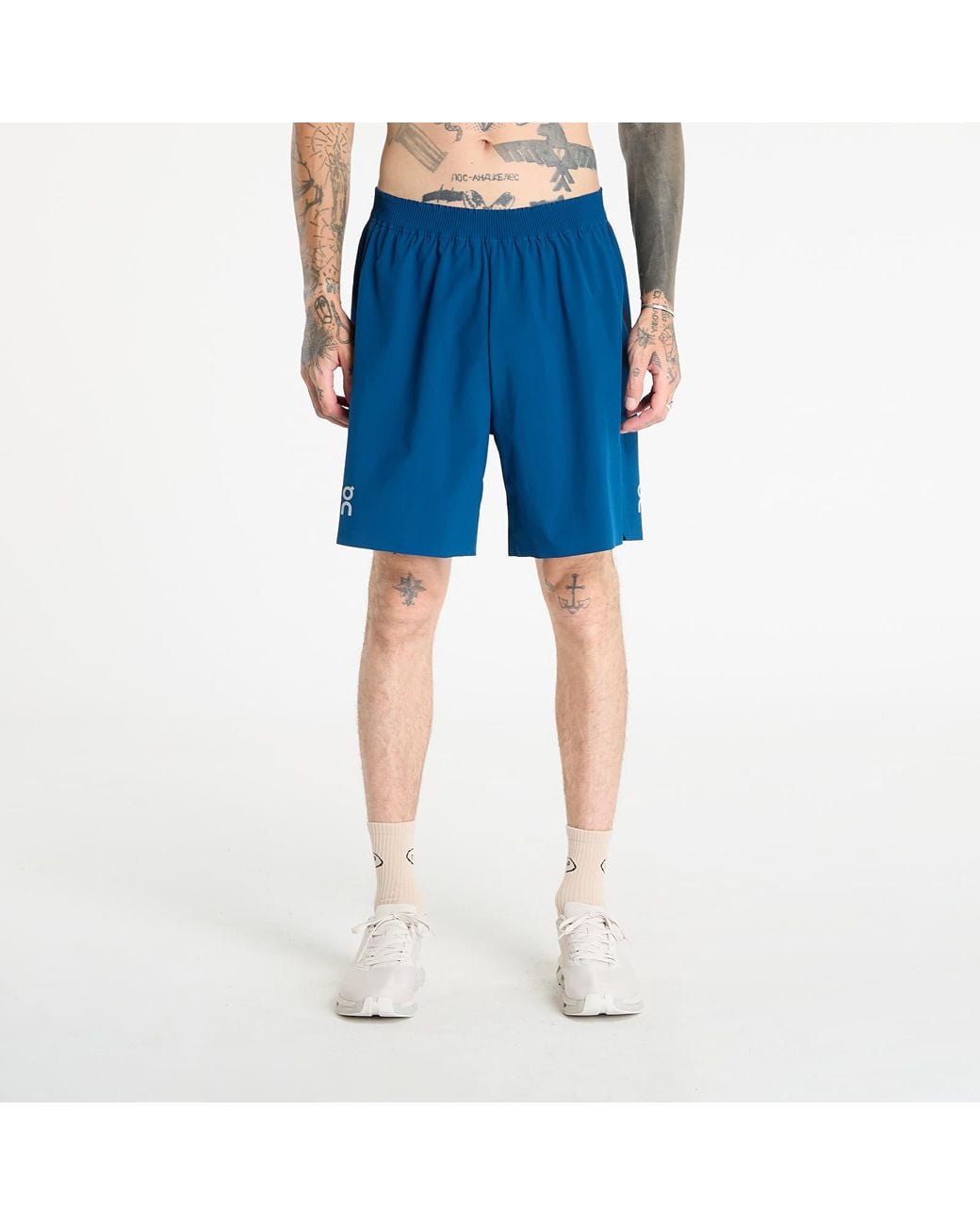 On Shoes Korte Broek Train Shorts in het Blue voor heren