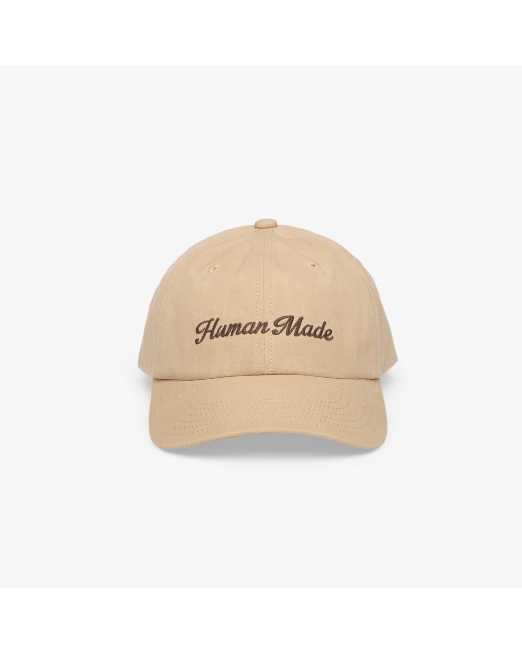 Human Made Pet 6Panel Canvas Cap in het Natural