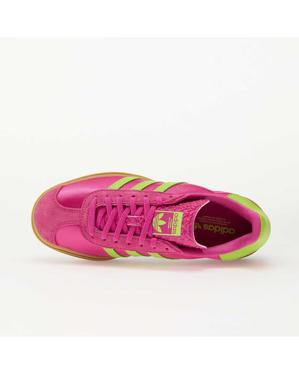 Adidas Originals Sneakers Adidas Gazelle Bold W Selufu/ Solar Slime/ Metallic Eur in het Pink