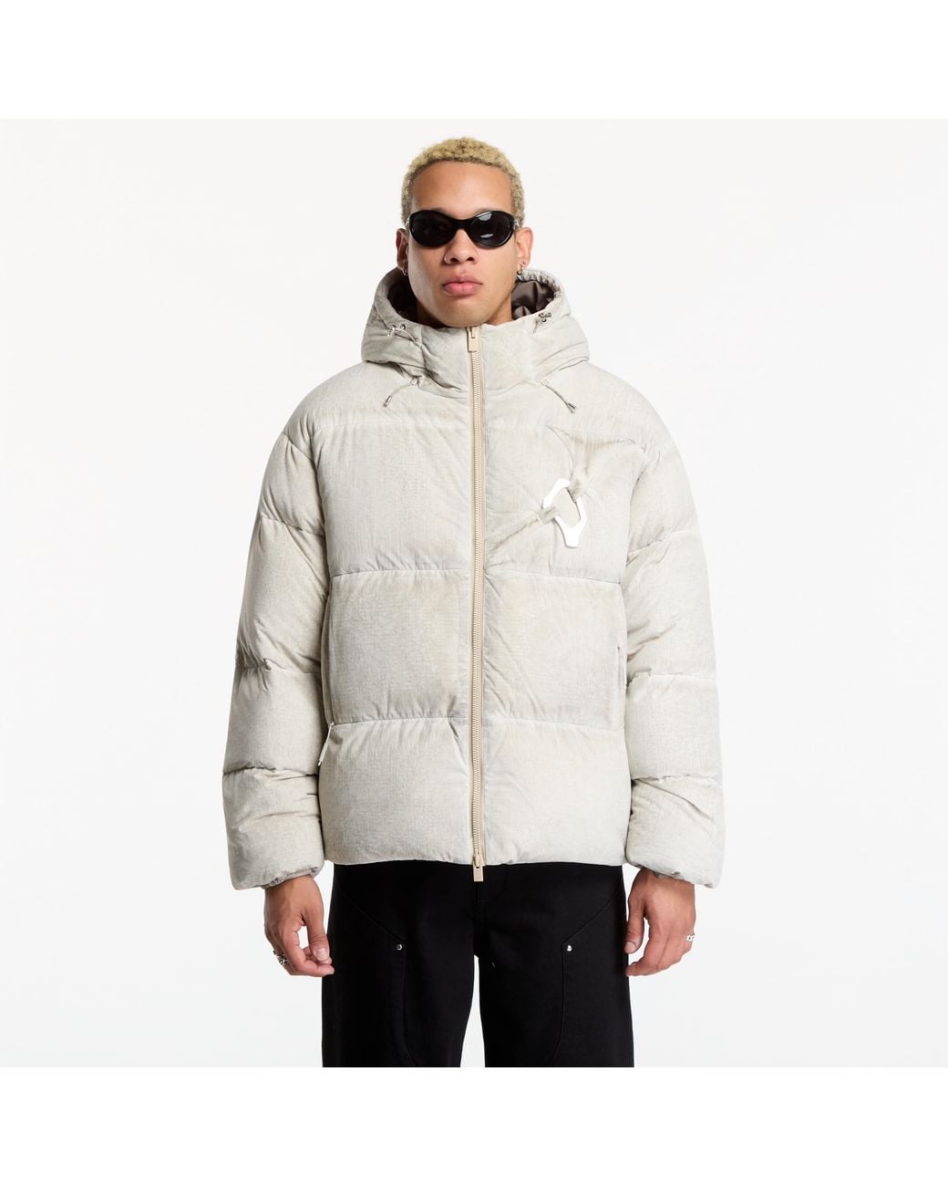 HELIOT EMIL Jas Lumen Down Puffer in het Natural