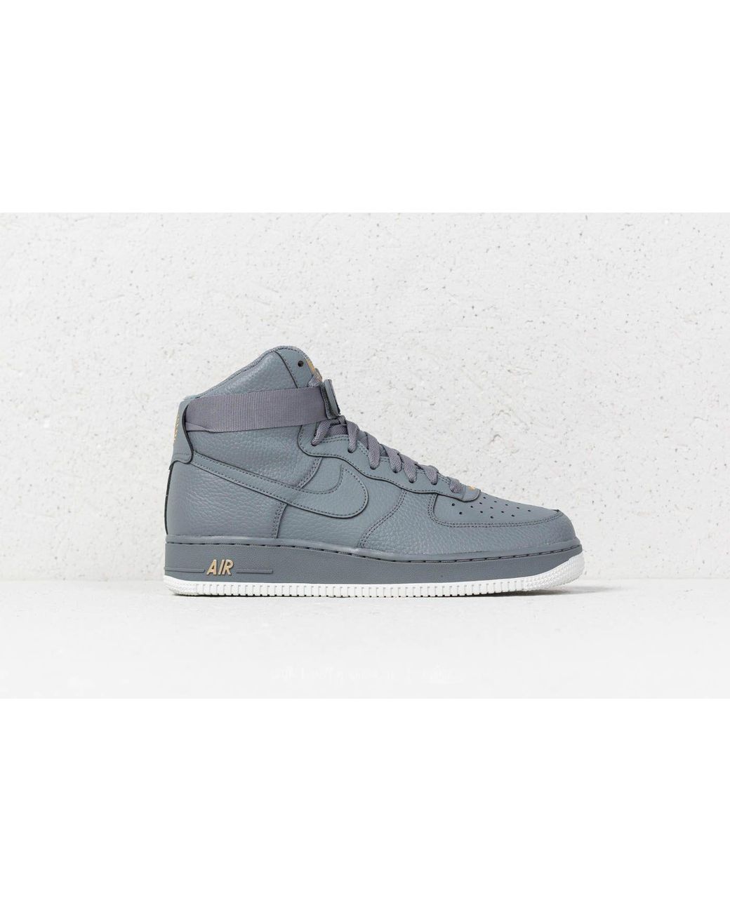 Nike Leather Air Force 1 High ́07 Cool Grey/ Cool Grey in Gray for Men |  Lyst