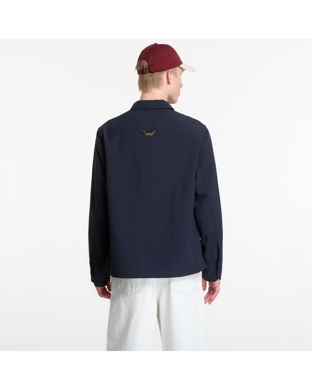 Fred Perry Blue Jacket Ripstop Pocket Overshirt for men