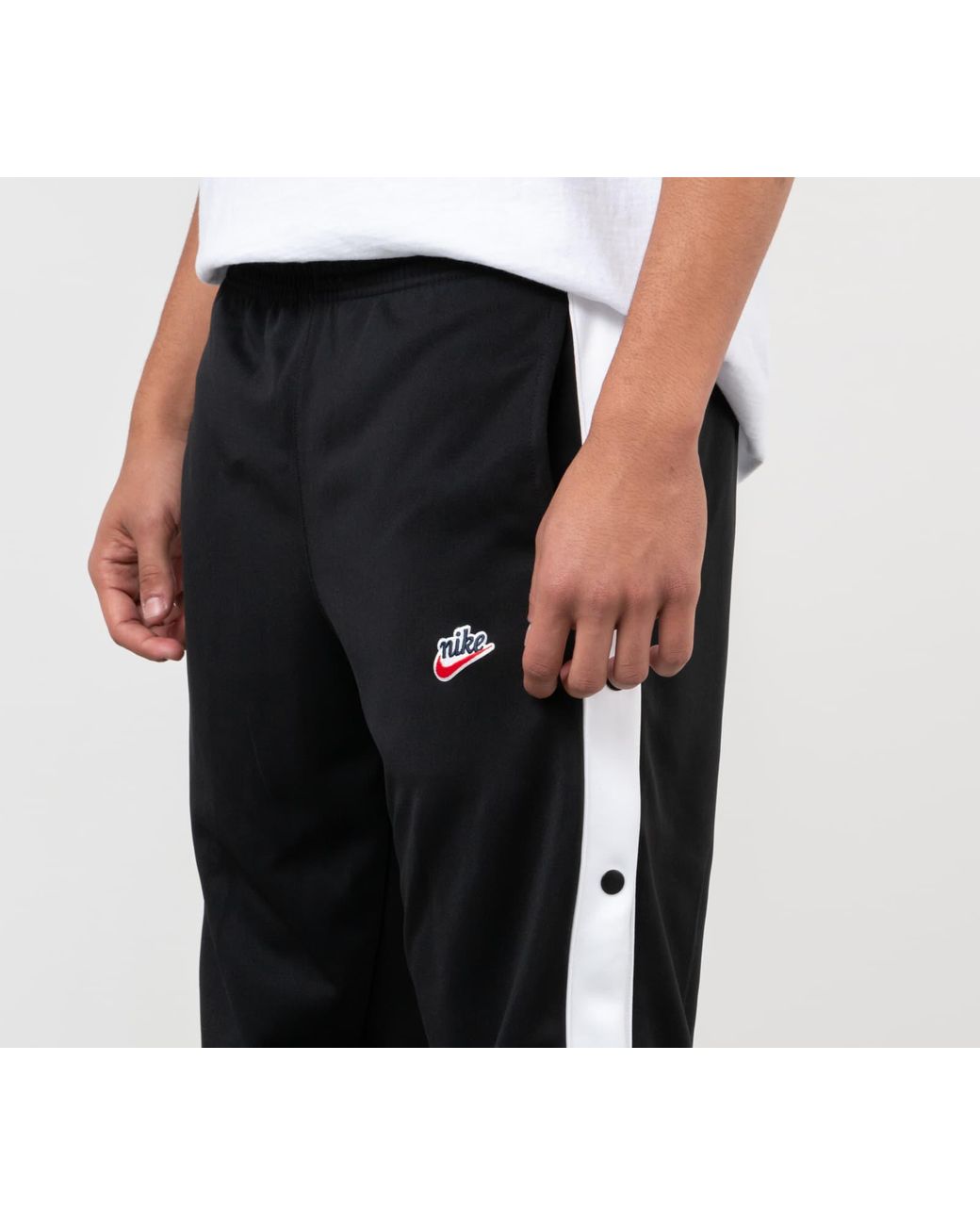 Nike Sportswear Tearaway Pants Black/ White for Men | Lyst