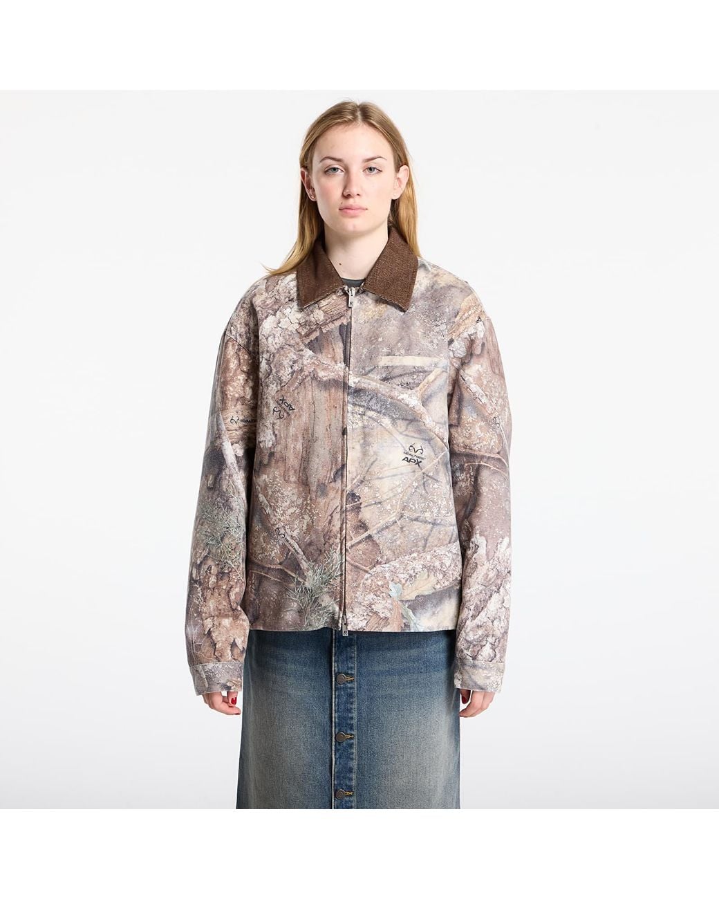 Represent Jas Real Tree Trucker Jacket in het Brown