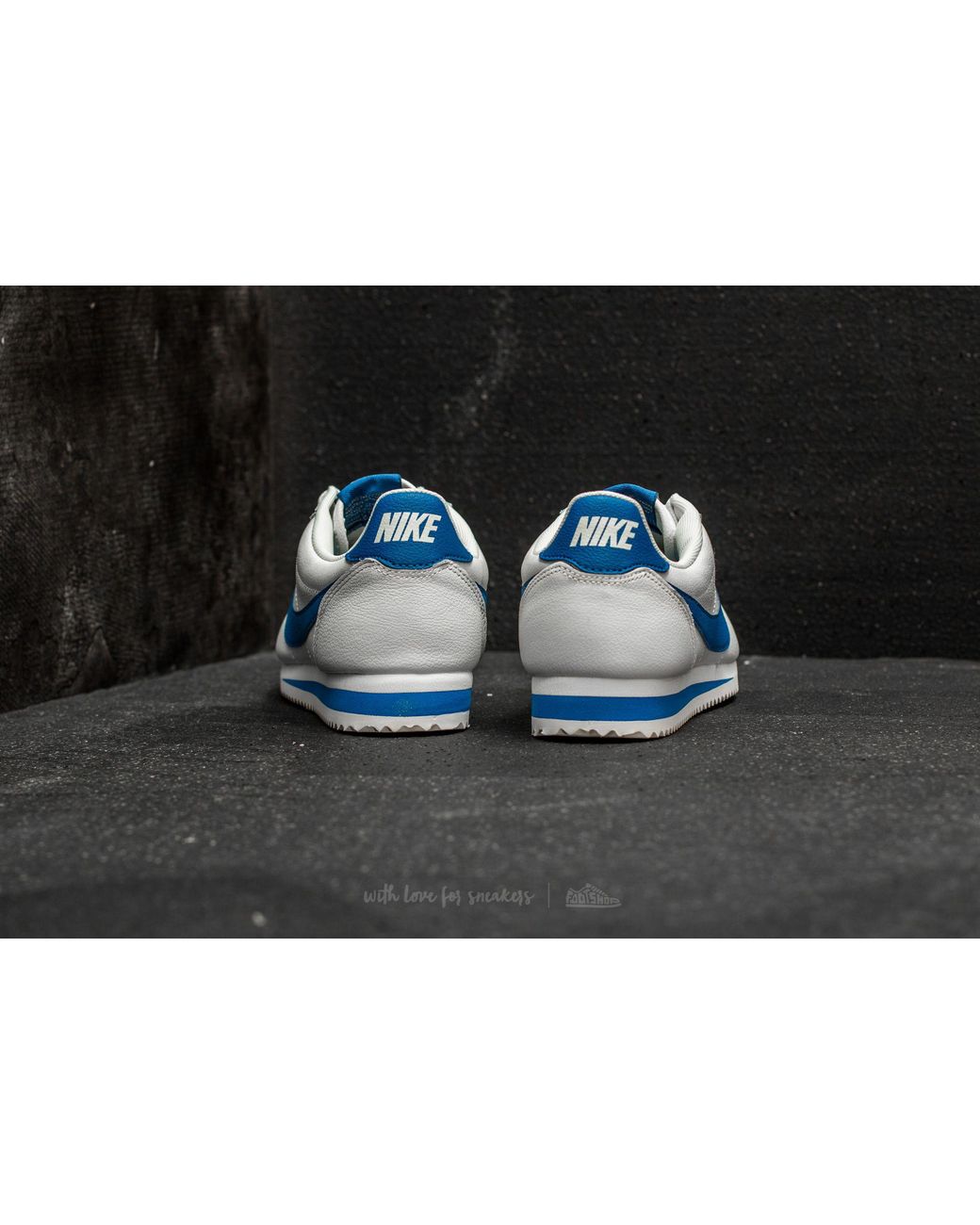 Nike Classic Cortez Leather Se Sail/ Blue Jay for Men | Lyst