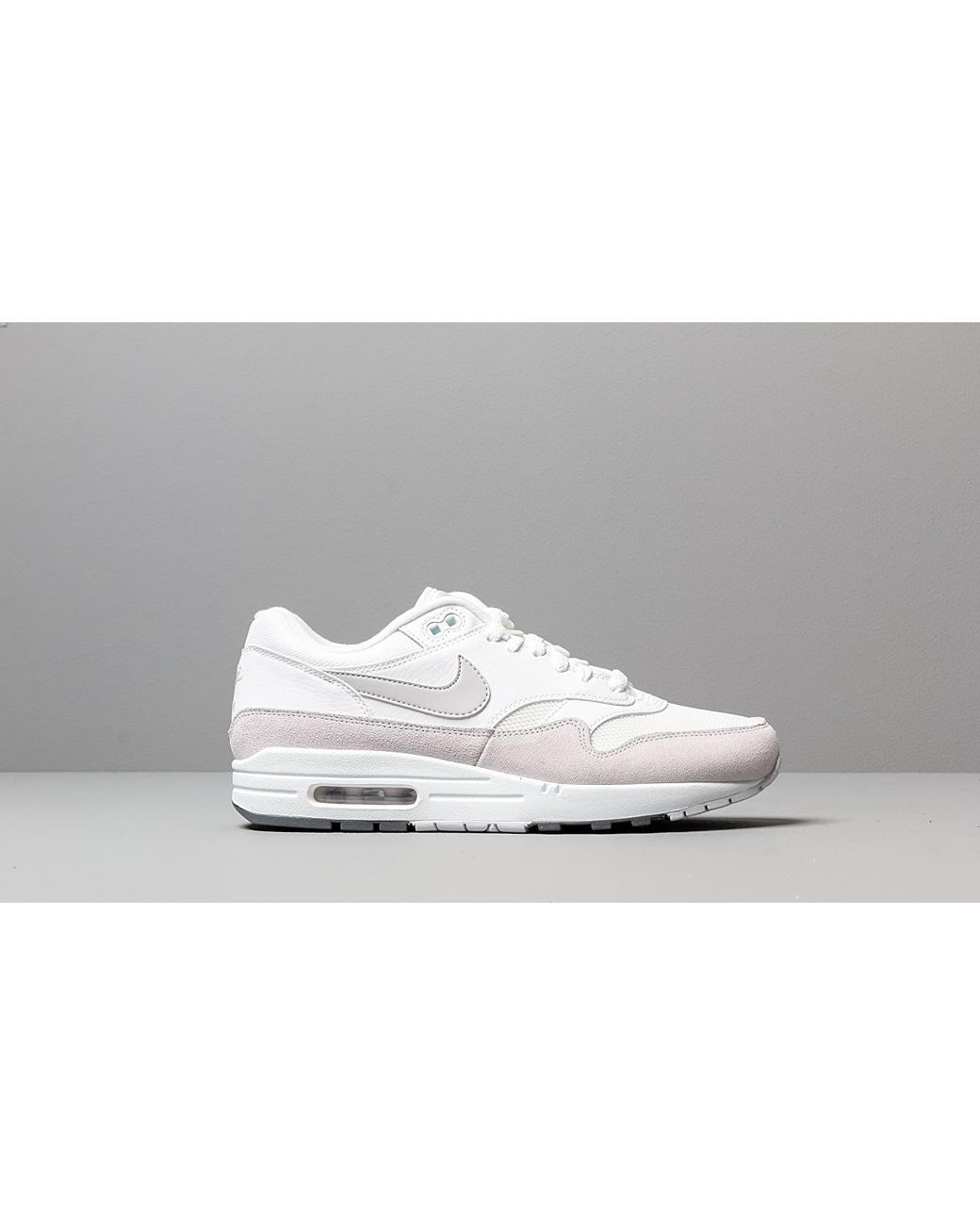 Nike Air Max 1 White/ Pure Platinum-cool Grey for Men | Lyst