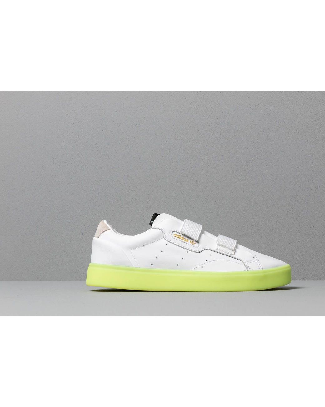 adidas Leather Sleek S Shoes in White | Lyst
