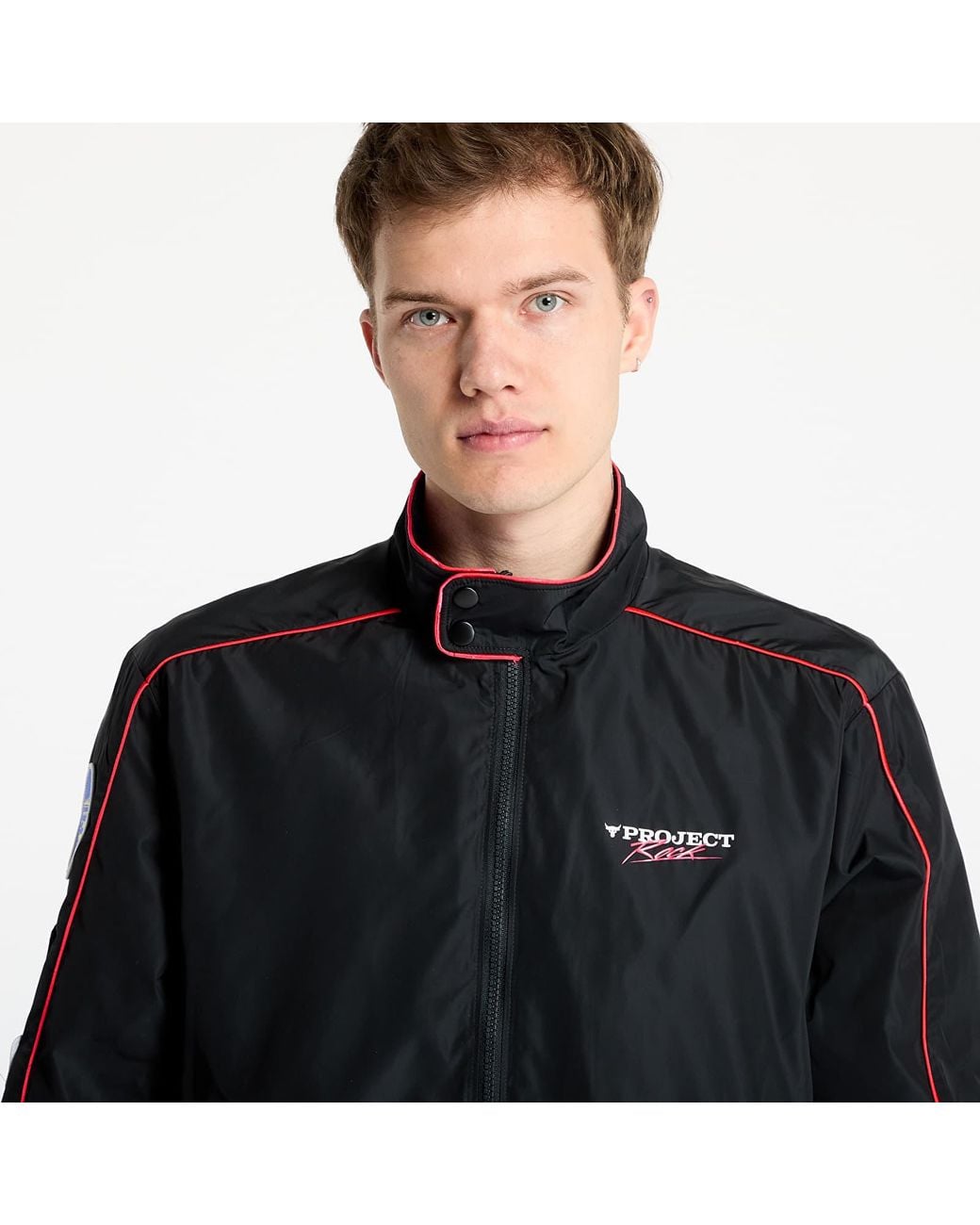 Under Armour Black Jacket Project Rock Warmup Jacket for men