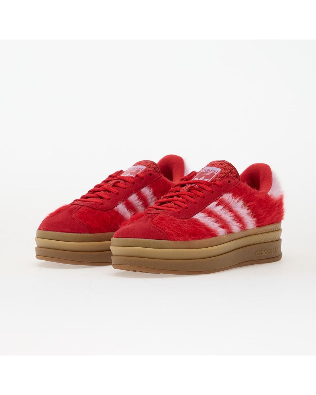 Adidas Originals Sneakers Adidas Gazelle Bold W Better Scarlet/ Bliss Lilac/ Metallic Eur in het Red