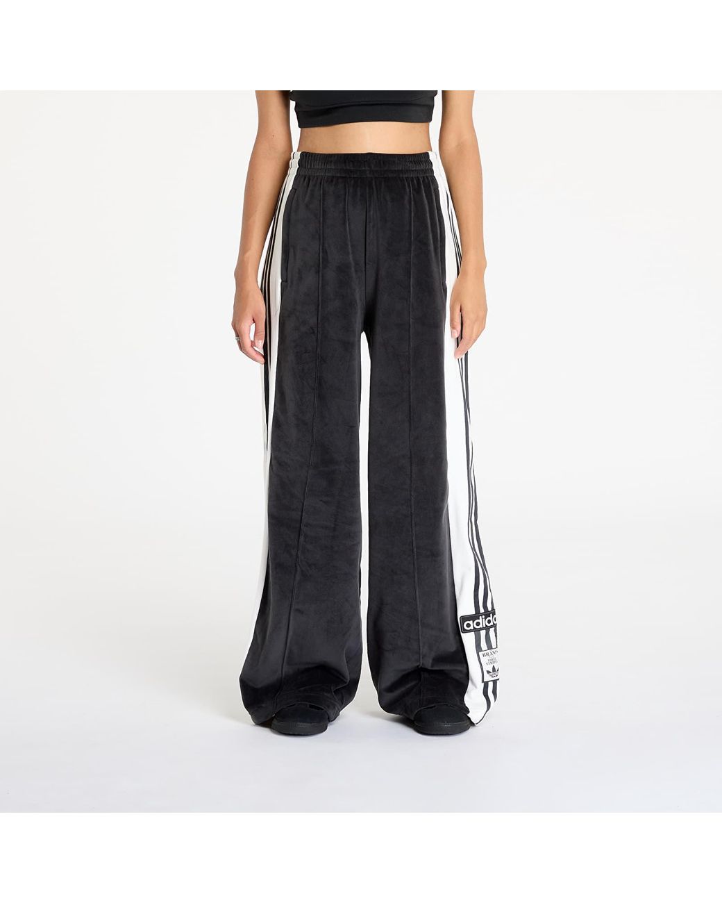 【ADIDAS Originals】 ADIBREAK VELOUR Track Pants★ adidas Adibreak Velour Track Pants - Grey | Free Shipping