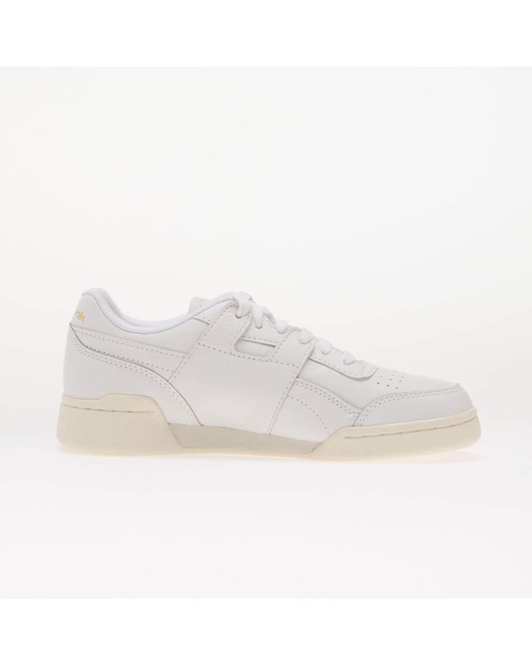 Reebok White Workout Plus Sneakers