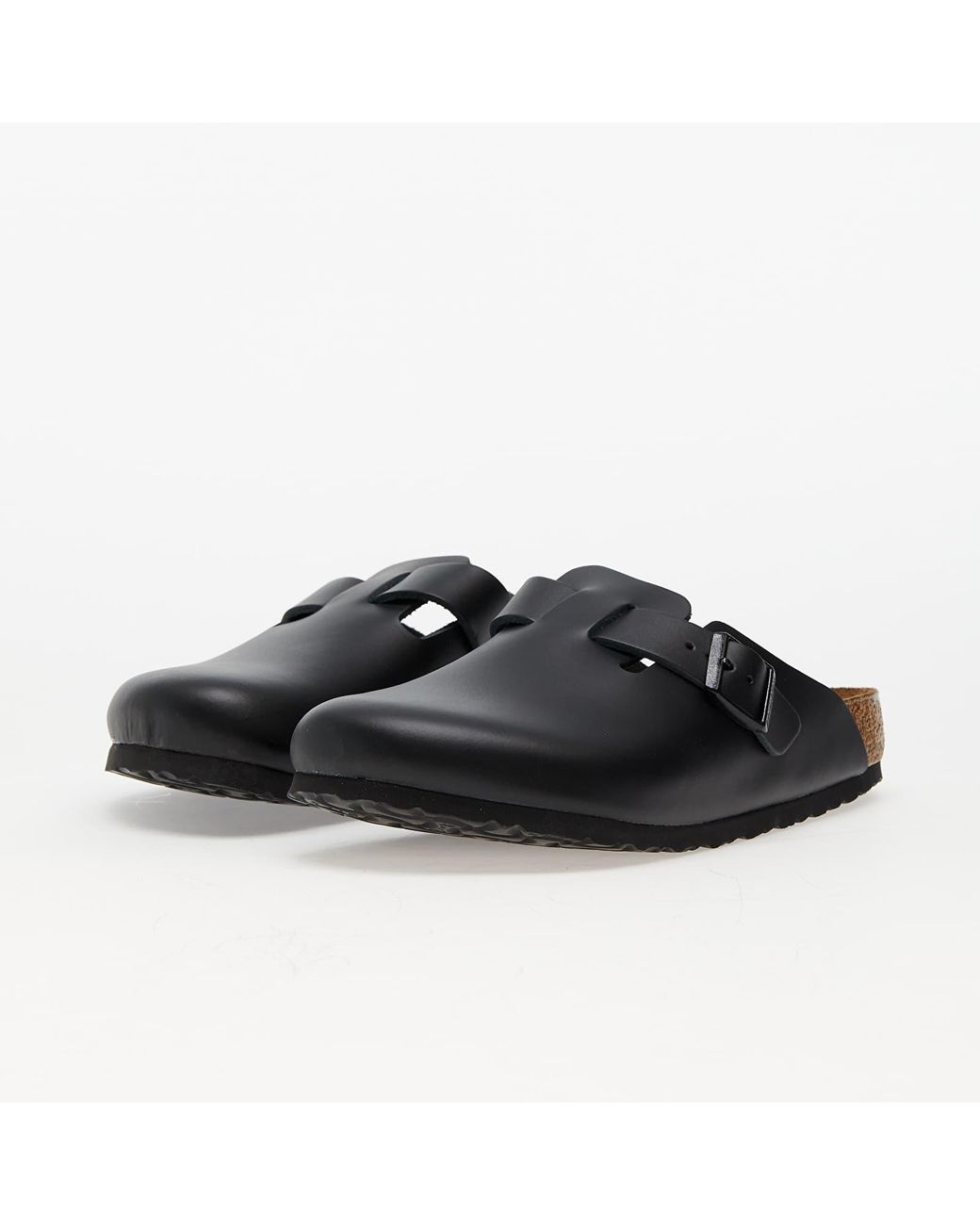 Birkenstock Black Sneakers Boston Natural Leather Eur