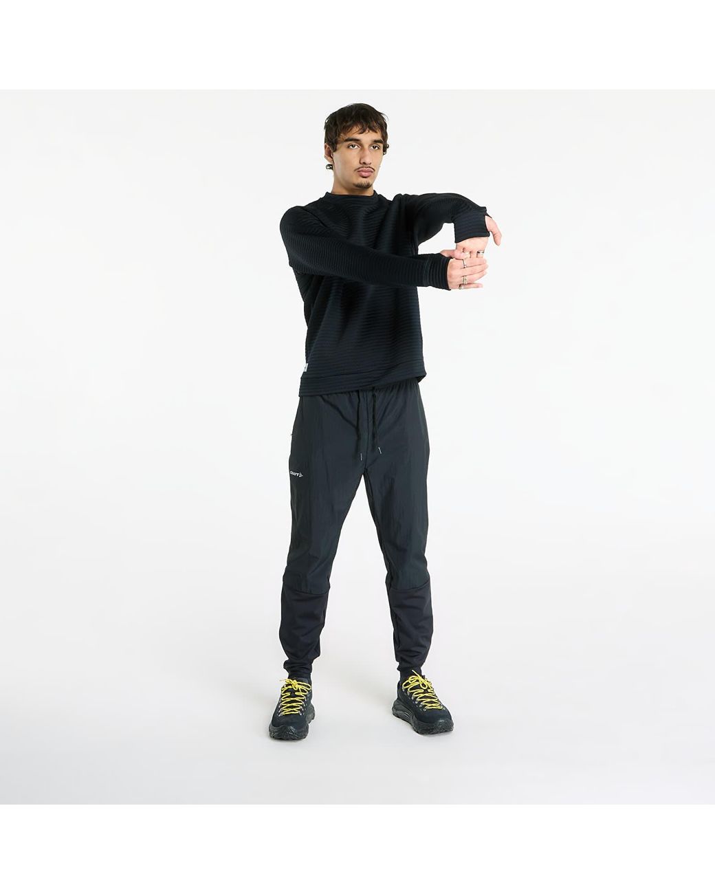 C.r.a.f.t T-Shirt Subz Structured Jersey in het Black voor heren