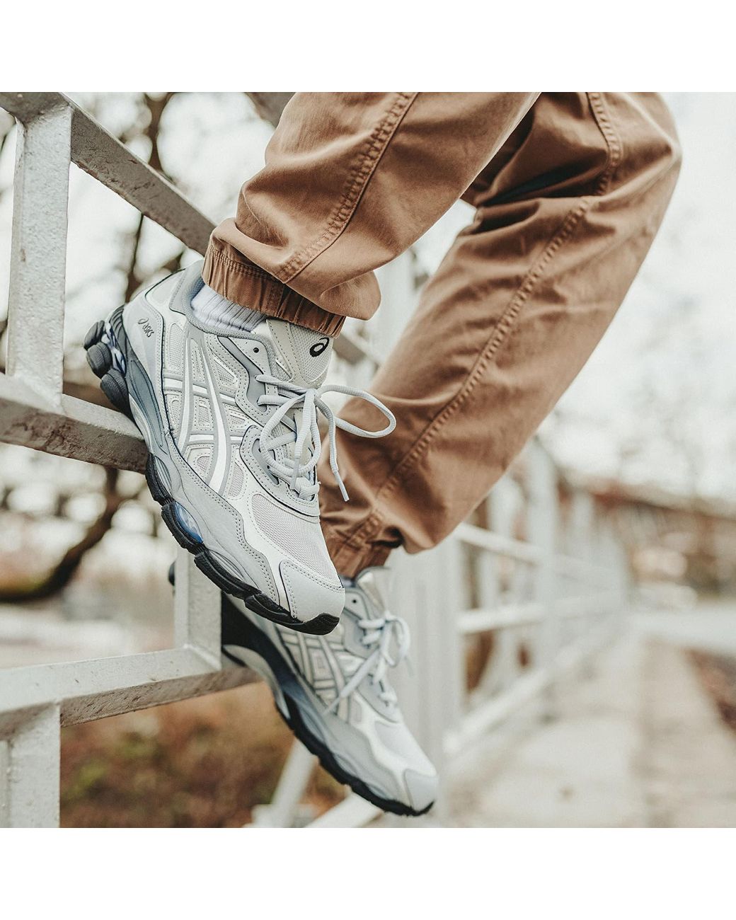 Asics Gel-nyc Mid Grey/ Sheet Rock in Gray for Men | Lyst