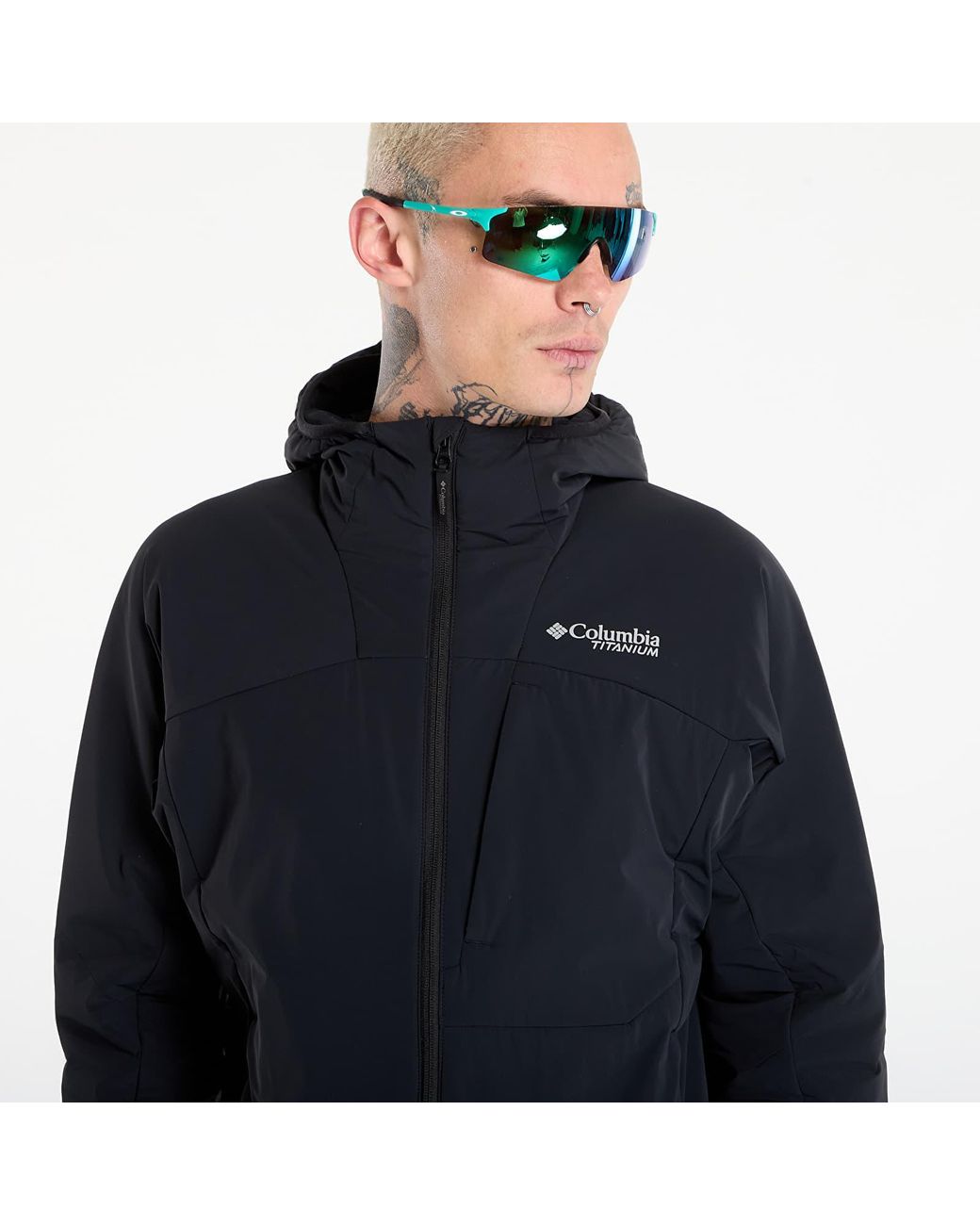 Columbia Blue Jacket Leaf Lite Hooded Jacket for men