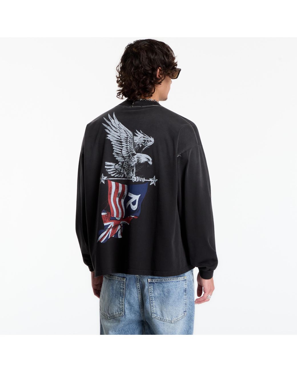 Represent Black T-Shirt Eagle Ls T-Shirt
