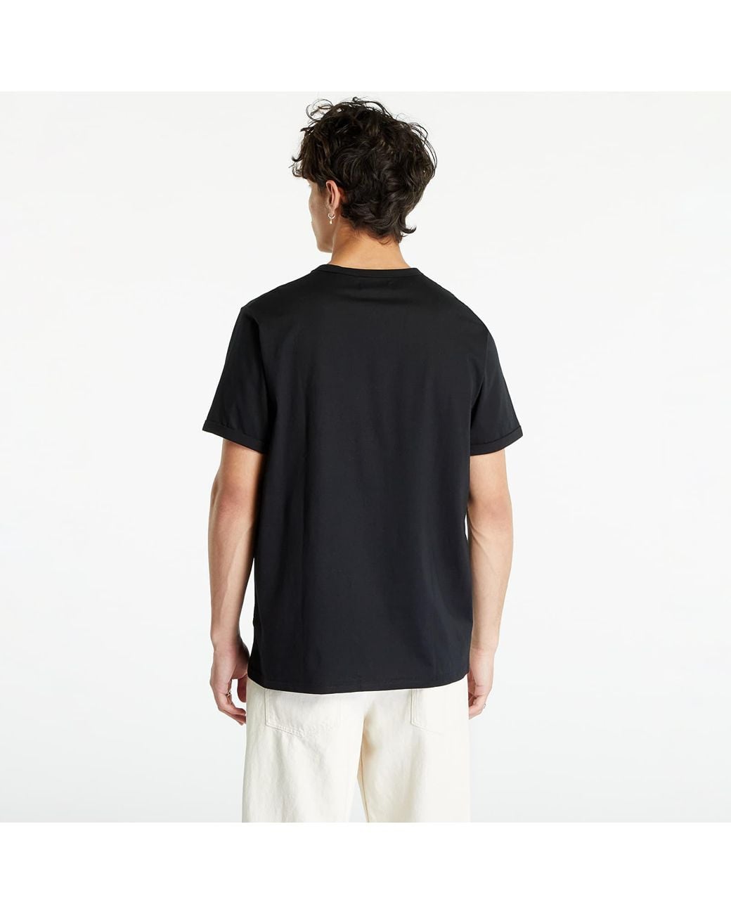 Aglietta Ringer Tee di Fred Perry in Black da Uomo