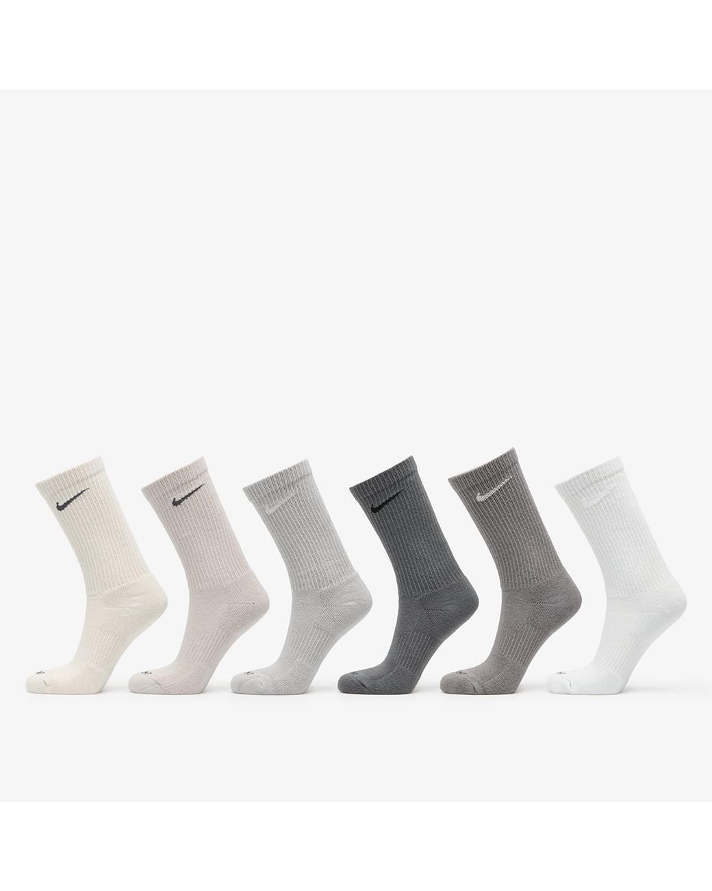 Nike Sokken Everyday Plus Cushioned Training Crew Socks 6-Pack in het Metallic voor heren