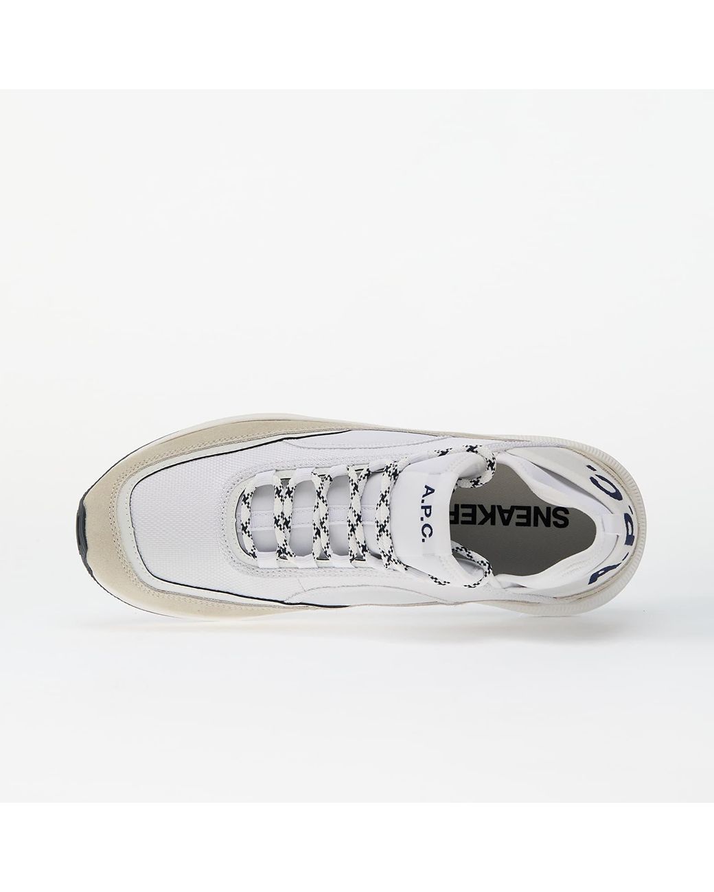 A.P.C. White Sneakers Run Around Sneakers for men