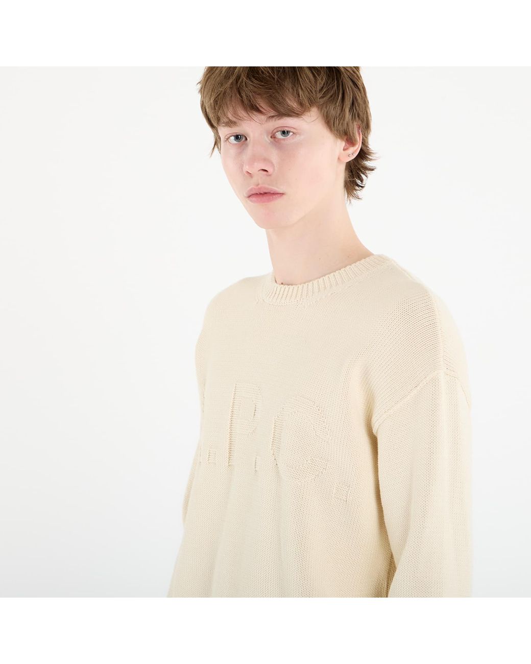 A.P.C. Pullover Sweater in Natural für Herren
