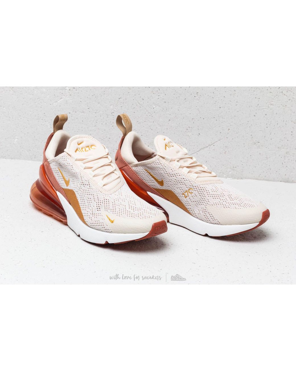 Nike W Air Max 270 Light Cream/ Metallic Gold-Terra Blush | Lyst DE