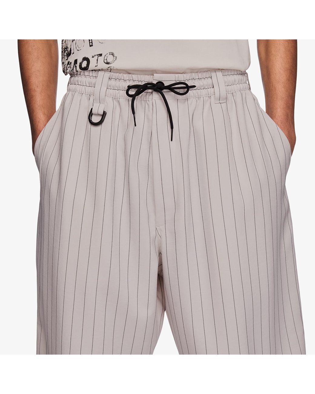 Y-3 Broeken Sport Uniform Pinstripe Track Trousers in het Gray voor heren