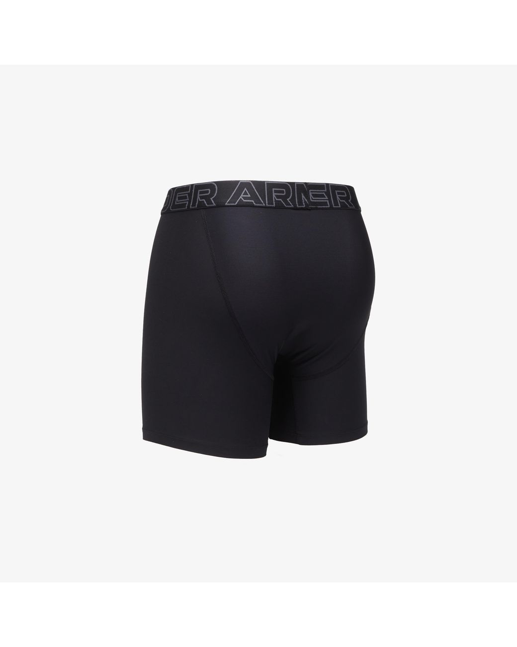 Under Armour Boxers Performance Pouch Solid 6In 2-Pack in het Black voor heren