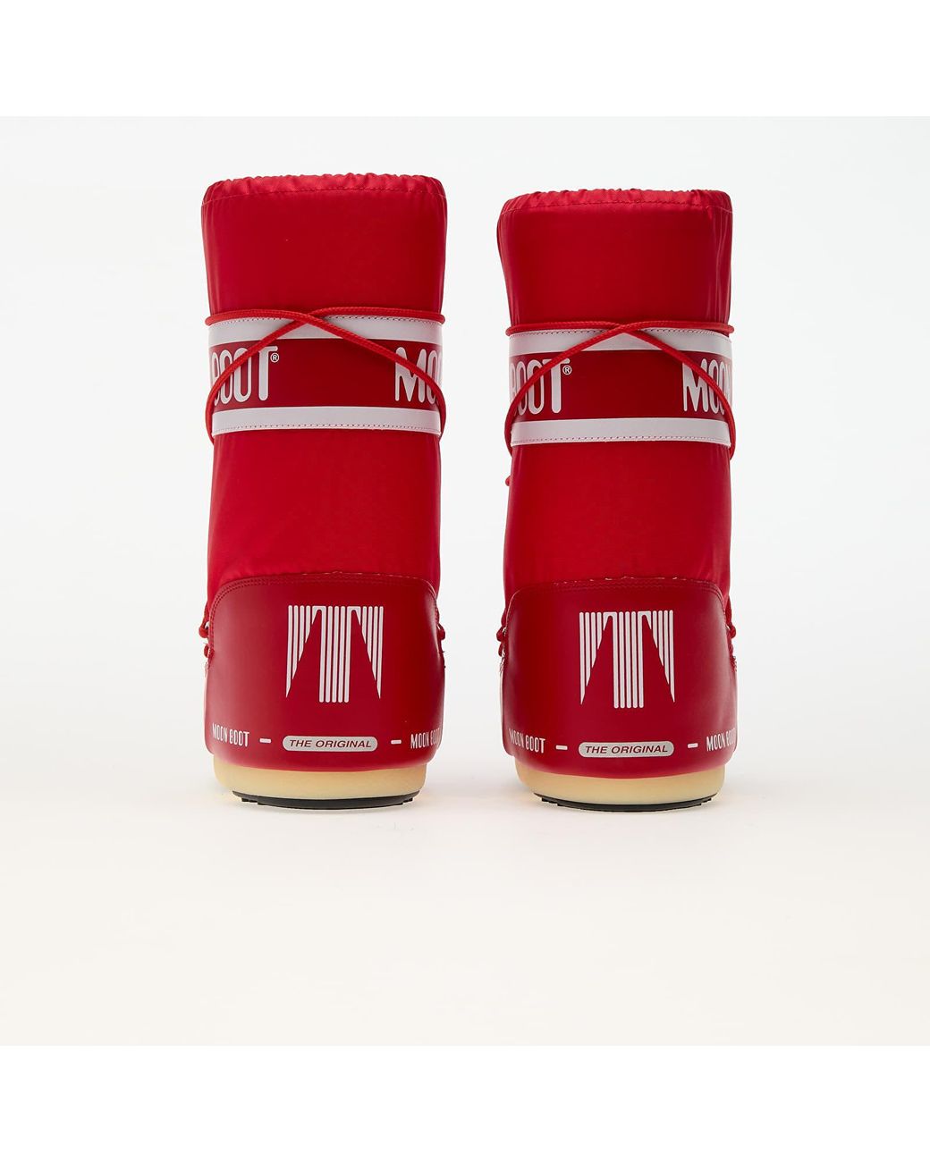 Moon Boot Red Shoes Icon Nylon