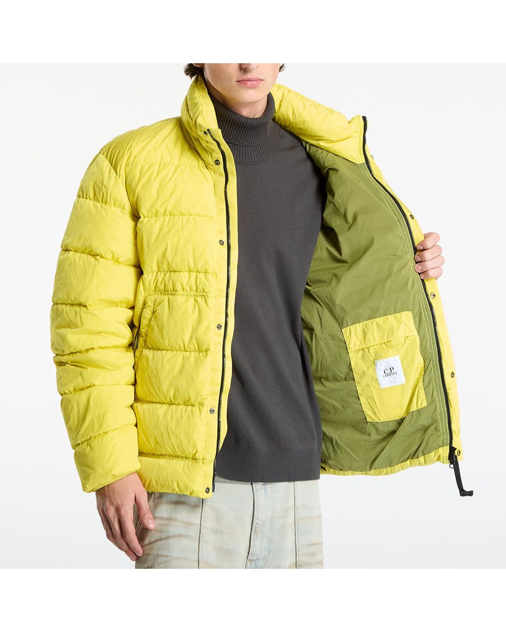 C P Company Jas Chrome-R Down Jacket in het Metallic voor heren