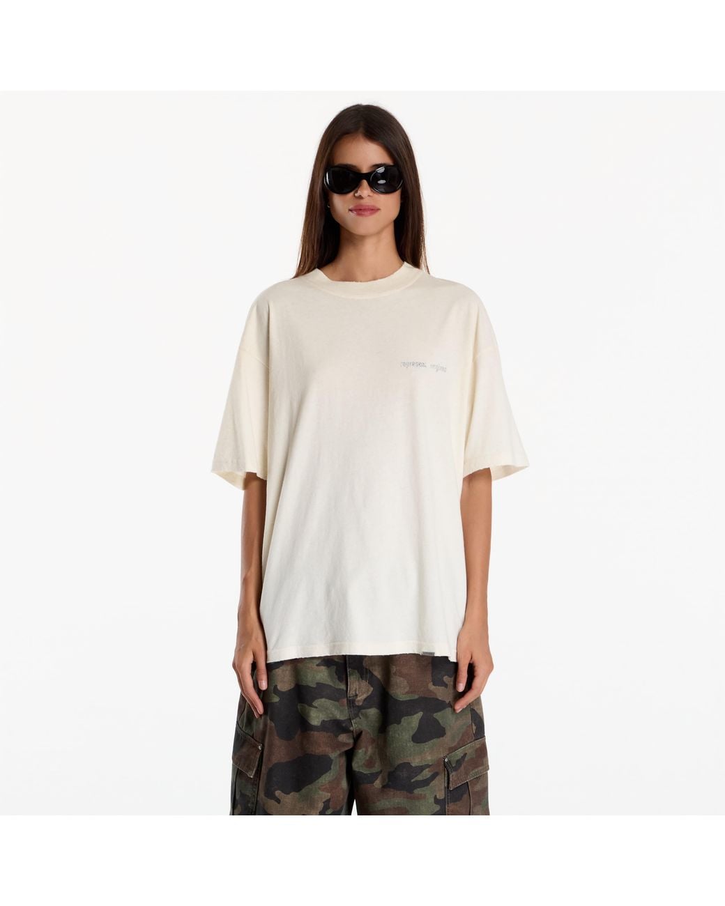 Represent White T-Shirt Reverse Resent T-Shirt