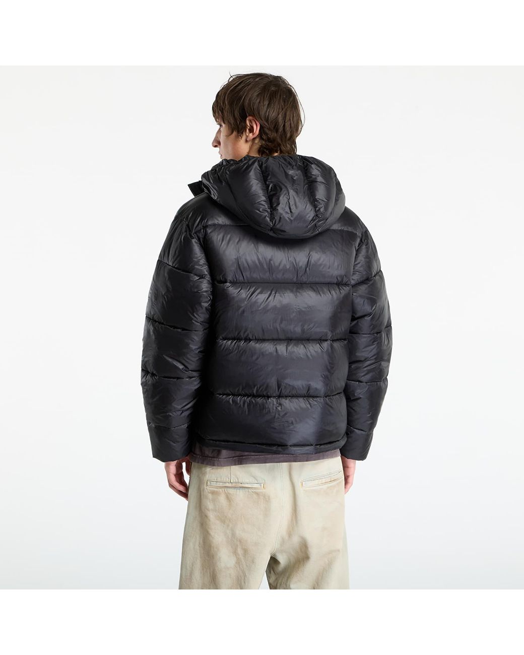 Obey Black Jacket Obey Stratus Puffer Jacket for men
