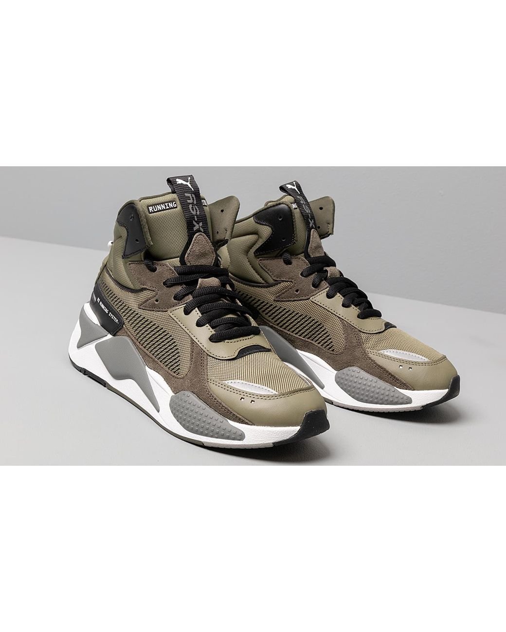 PUMA Rs-x Midtop Utility Burnt Olive-forest Night in Green for Men | Lyst