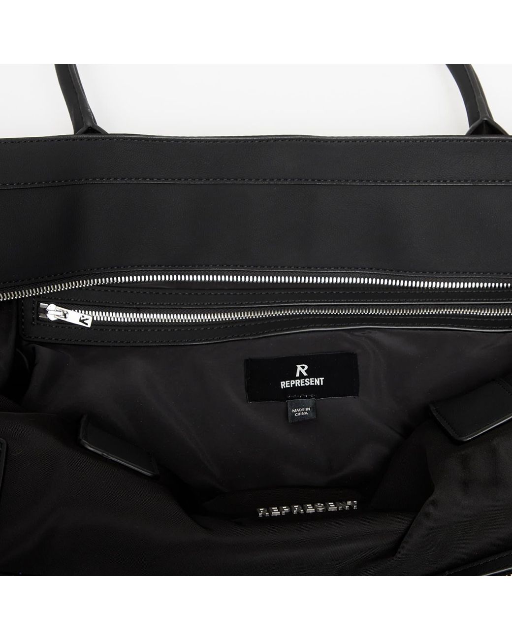 Represent Black Bag Oversized Nylon Carry Bag for men
