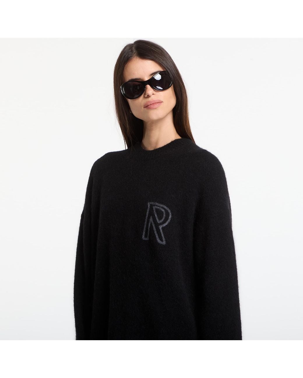 Represent Black Sweater Logo Sweater