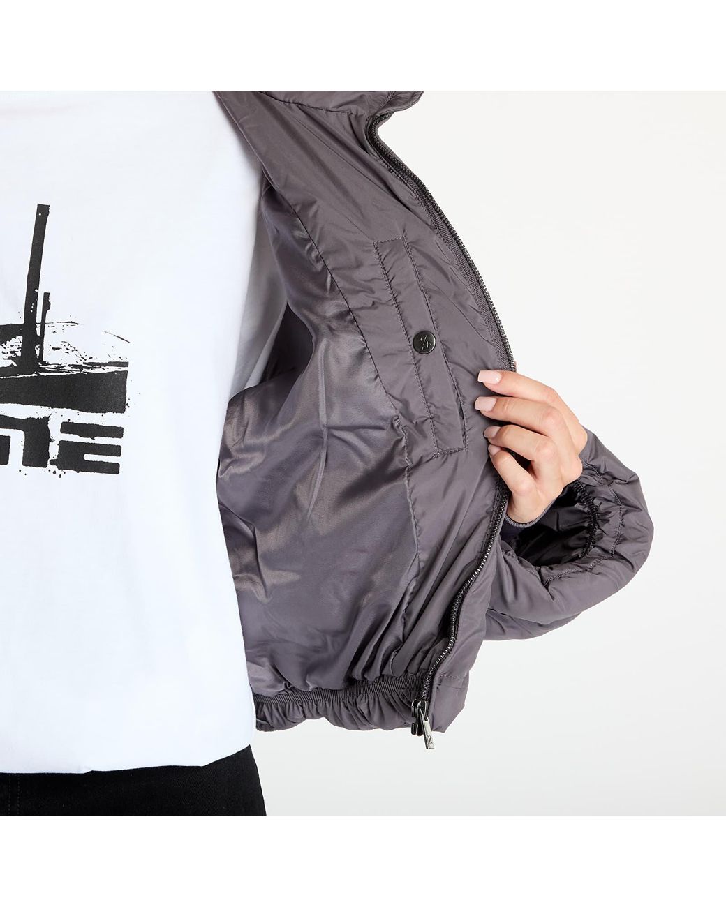 Daily Paper Gray Jacket Sela Puffer Jacket