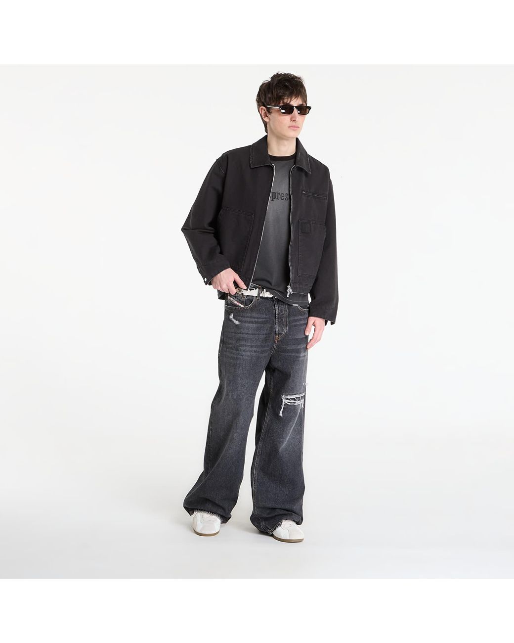 Represent Jas Worker Jacket in het Black