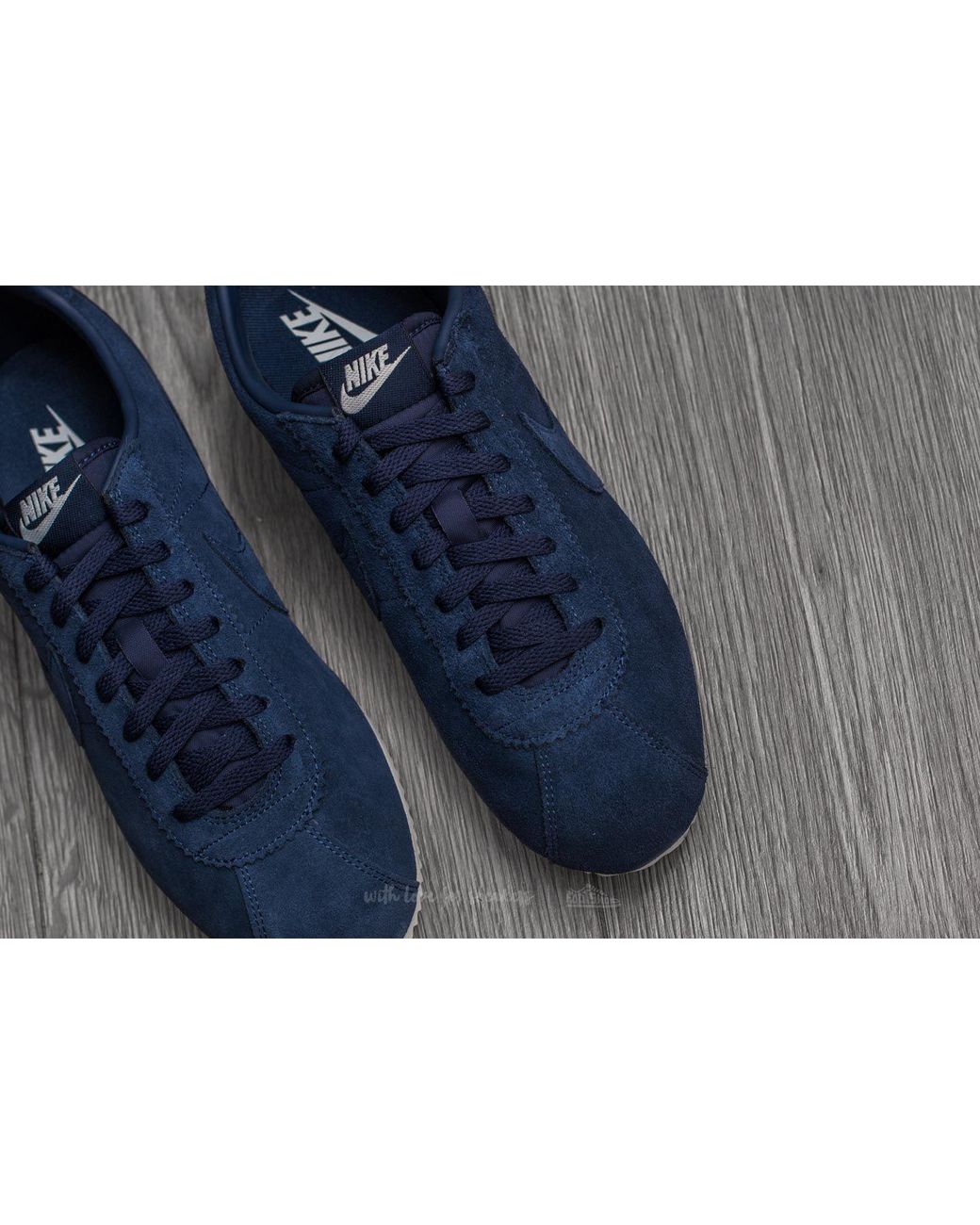 Nike Classic Cortez Se Midnight Navy/ Midnight Navy in Blue for Men | Lyst