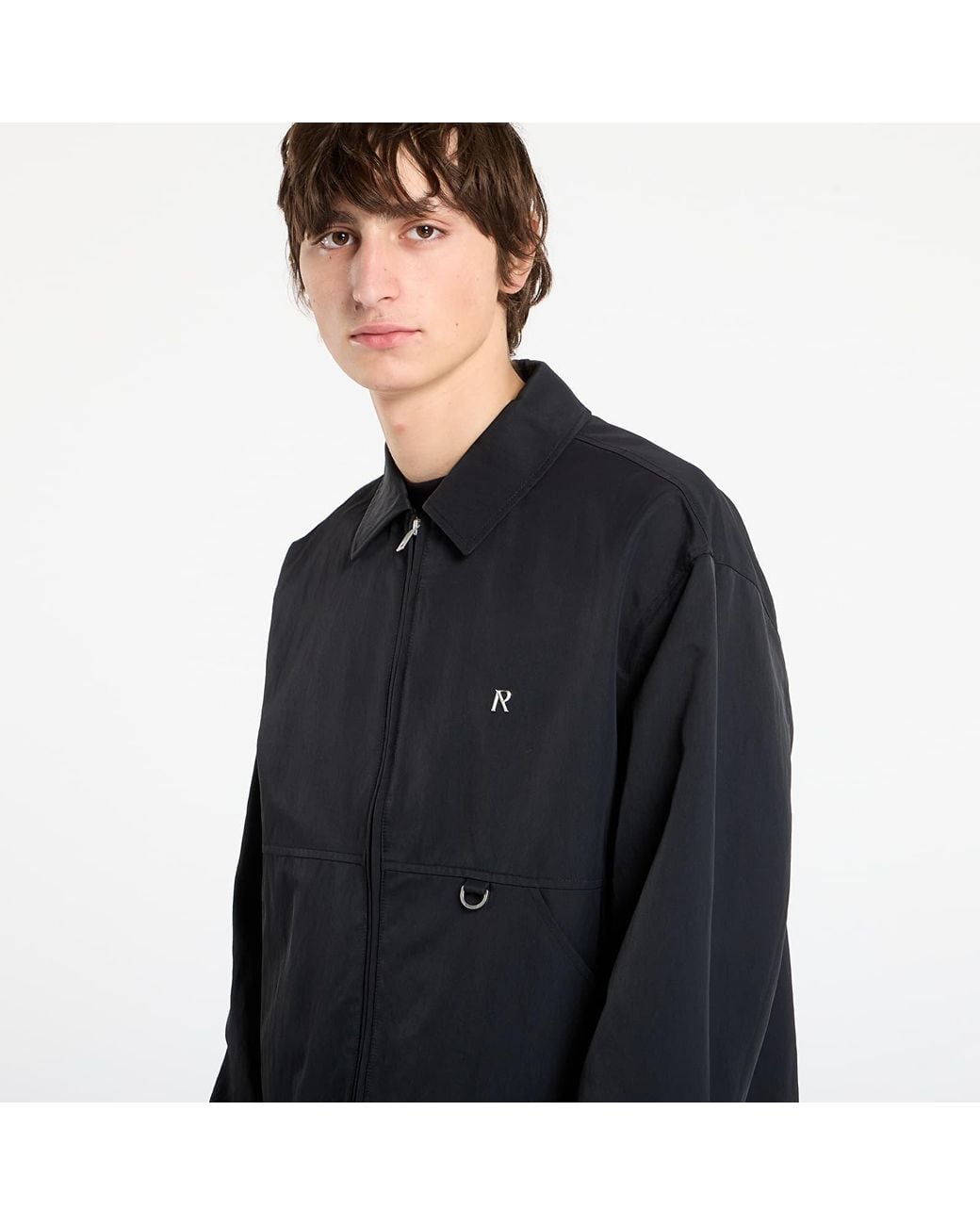 Represent Black Jacket Nylon Shirt for men
