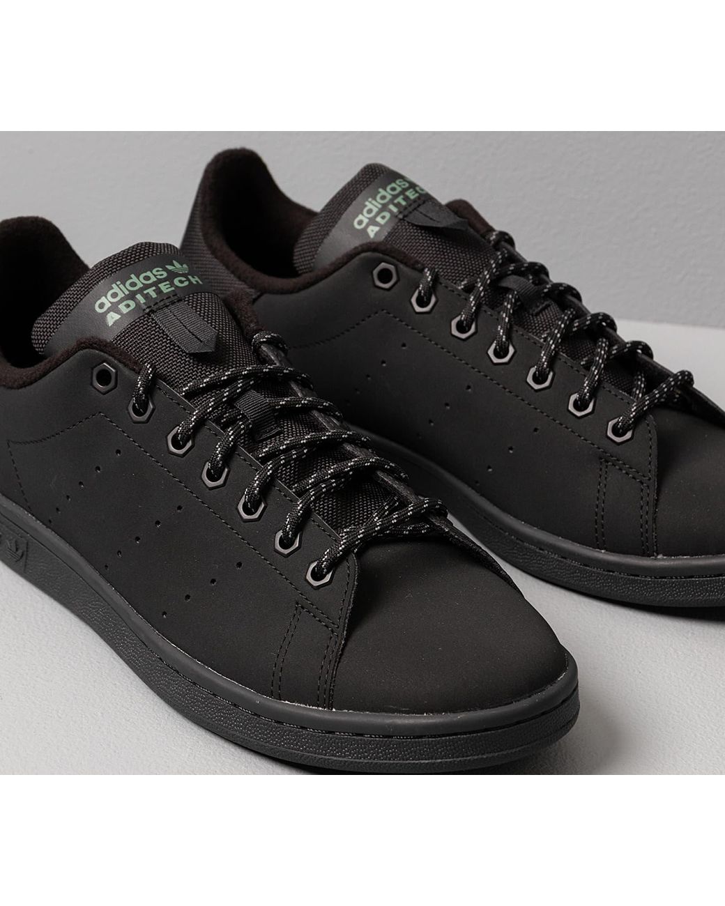 Adidas Stan Smith Core Black/ Core Black/ Trace Green di adidas Originals  da Uomo | Lyst