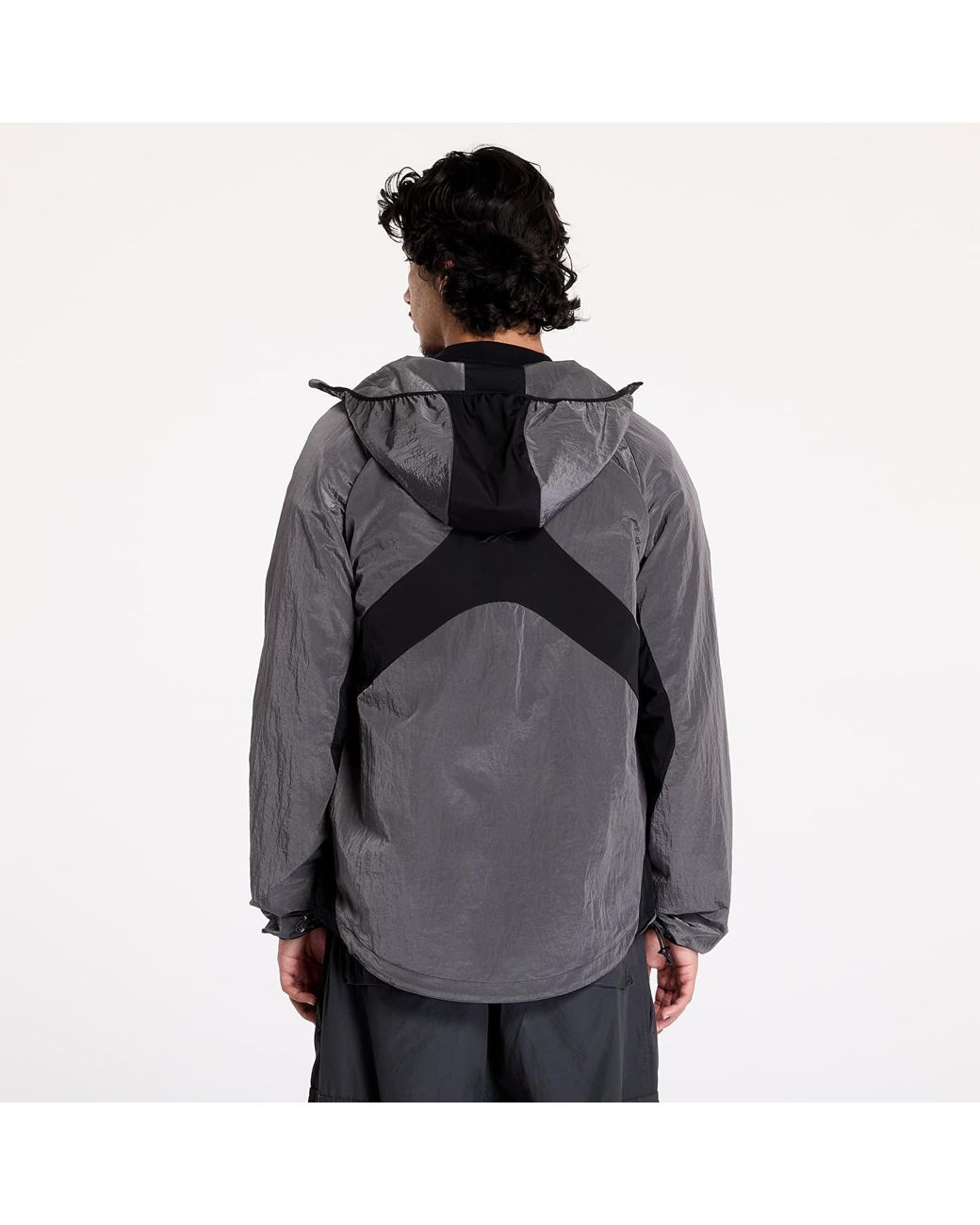 Reebok Black Jacket Running Hooded Jacket/ Misty for men
