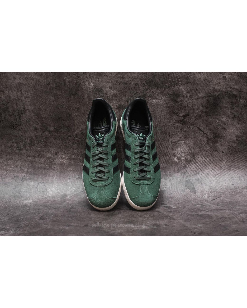 adidas Originals Adidas Gazelle Trace Green/ Core Black/ Gold Metalic for  Men | Lyst